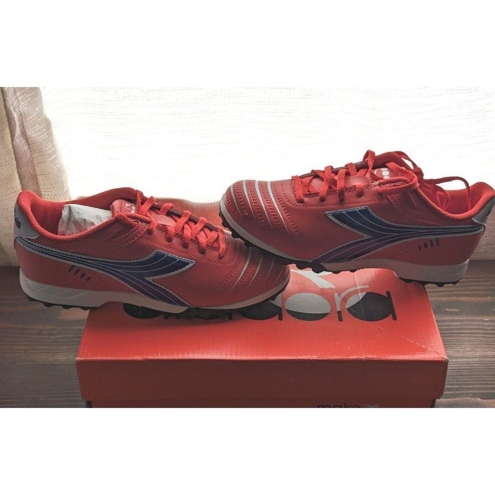 * Diadora Red Royal Cattura ID Jr. Sneakers Size 4.5 - New W/ Box